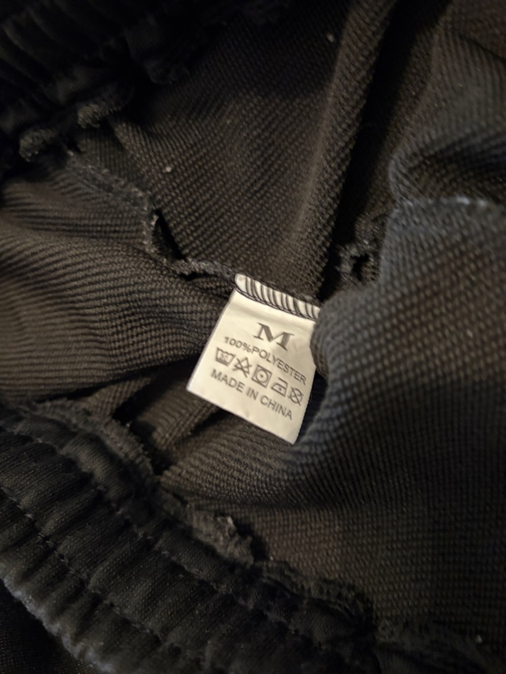 Black Active cargo Pants with Arrow & Bow Detail - Picture 8 of 8